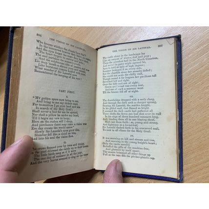 RARE* 1871 "THE POETICAL WORKS OF JAMES R LOWELL" VOL 1 USA ANTIQUE BOOK (P3)
