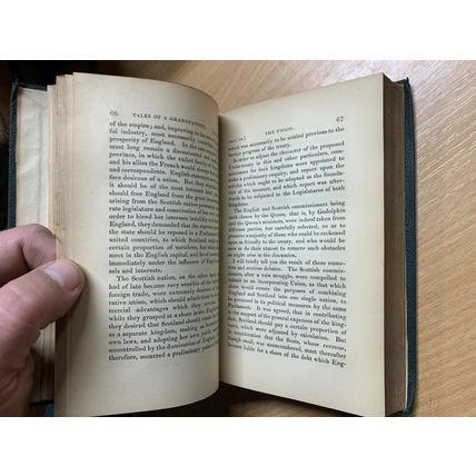 1836 PROSE WORKS OF SIR WALTER SCOTT - TALES GRANDFATHER SCOTLAND BOOKS (P8)