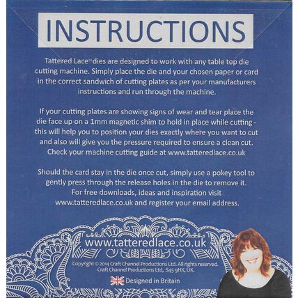 Tattered Lace. Border Die. Die Cutting Cardmaking Scrapbooking Crafts