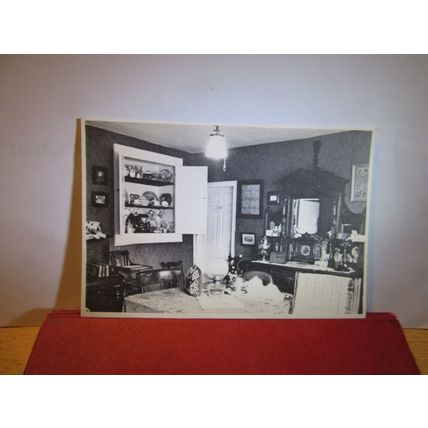 PARLOUR, MORAVIAN MUSEUM, FULNECK, LEEDS, YORKSHIRE unused vintage postcard =