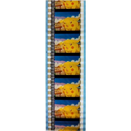 Pokemon . Pk KXH - b035i . 1 STRIP OF 5 - 35MM FILM CELLS