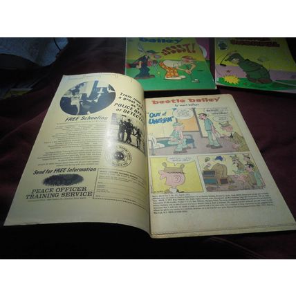 BEETLE BAILEY Bronze Age Lot! 50% OFF! $18.00 Shipped! These four issues range