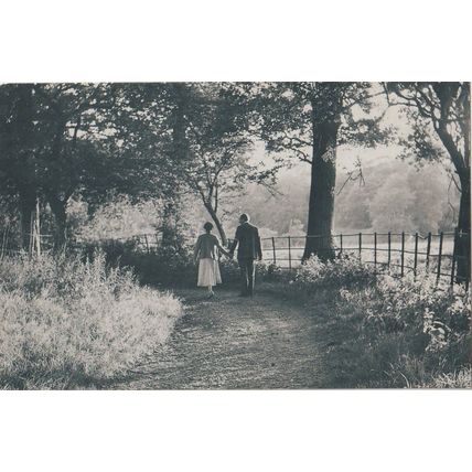 Postcard Ramblers near Steyning Sussex 1950 Picture Post Photo - Nostalgia