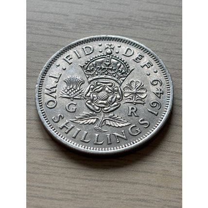 Two Shillings 1949 Coin Florin