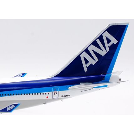 B747-481 ALL NIPPON AIRWAYS (ANA) REG: JA8097 W/STAND - WB MODELS WB2015 1/200