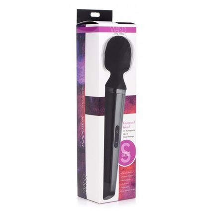 Diamond Head 24X Rechargeable Silicone Wand Essentials Massager Hitachi Like New