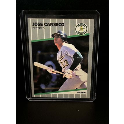 Jose Canseco #5 | 1989 Fleer Baseball Trading Card