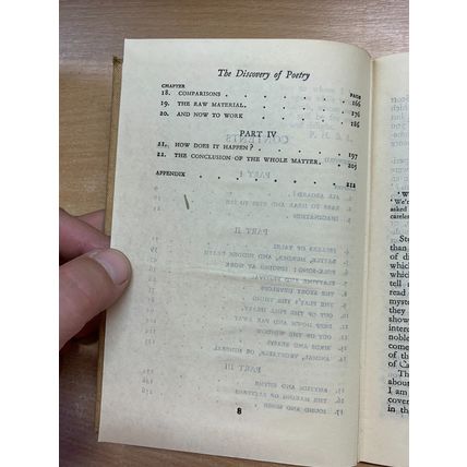 1944 "THE DISCOVERY OF POETRY" P.H.B. LYON EDWARD ARNOLD HB BOOK (P3)