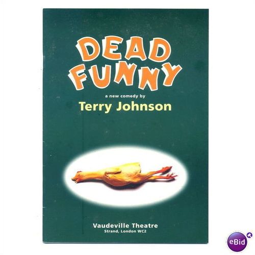 DEAD FUNNY Zoe Wanamaker, Danny Webb, Vaudeville Theatre Programme