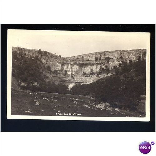 Yorkshire MALHAM COVE Postcard by W. Bramley (7)