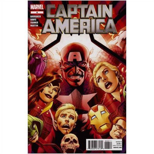 Captain America (2011) #6 Marvel Comics Ed Brubaker Paul Davis Cobra Viper Eel