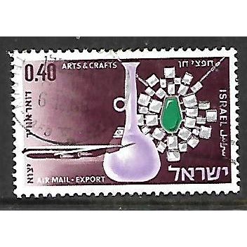ISRAEL 1968 AIR EXPORTS 40a JAR AND NECKLACE SG 379 FINE USED
