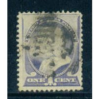 Used 212 1c Benjamin Franklin Just Clears M01332