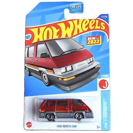 Hot Wheels - 1986 Toyota Van: HW J-Imports #7/10 - #173/250 (2022) *Red Edition*