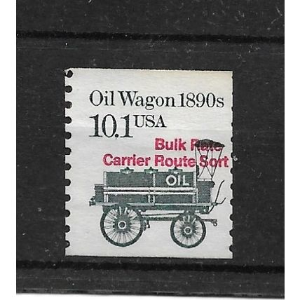 UnitedStates.SG2164 10.1c Oil Wagon,1890's.Unused.Feb23a