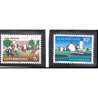 Luxembourg Stamps Scott #700 To 701, Mint Never Hinged