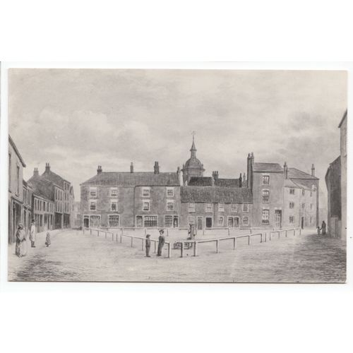 The East Side of the Bull Ring Grimsby Postcard Doughty Museum Reproduction