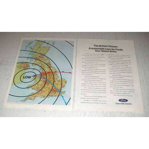 1986 Ford Motors Ad - British Climate Watertight Case