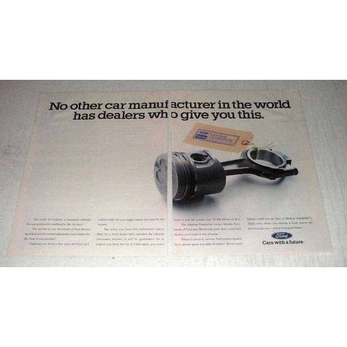 1986 Ford Motors Ad - Has Dealers Who Give You This