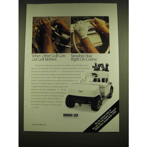 1990 Yamaha Golf Car Ad - When other golf cars get left behind
