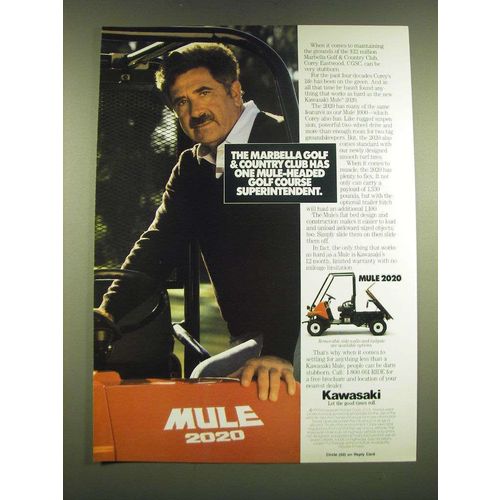 1990 Kawasaki Mule 2020 Ad - The Marbella golf & country club
