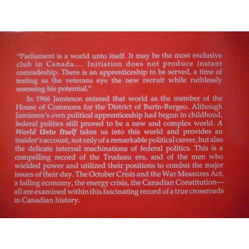A World Unto Itself:The Political Memoirs of Don Jamieson Vol II