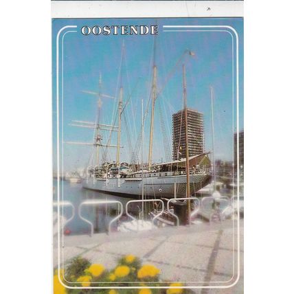 Ostende Mercator Belgium Postcard posted 1985 VGC