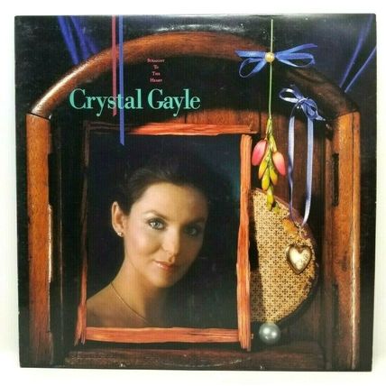 Crystal Gayle Straight To The Heart 1986 LP Vinyl Record (P6)