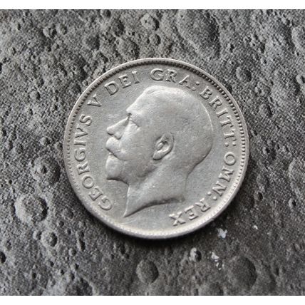 1924 George V Silver Sixpence 6d British English .500 silver Cheap Filler