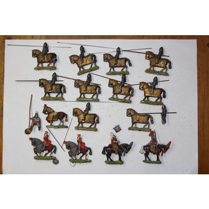 wargames minifigs 25mm ancients late roman cavalry white metal