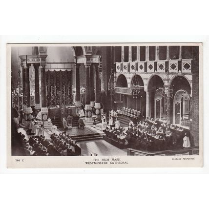 1908 London Hooded Circle Postmark on Postcard