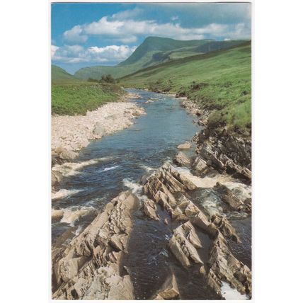 Postcard Strathmore looking towards Ben Hope, Sutherland, Scotland