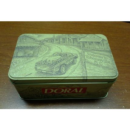 Doral Cigarettes Tobaccoville Collectors Tin with Matches