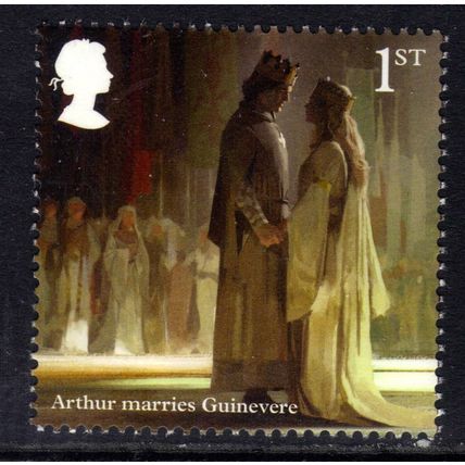 GB 2021 QE2 1st Legend King Arthur Marries Guinevere Umm SG 4495 ( L798 )