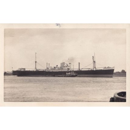 Sarmiento Argentina Ship Plain Back Postcard Photo
