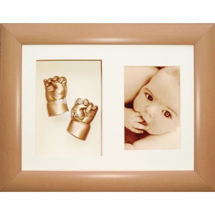 New Baby Girl Boy Gift 3D Casting Plaster Cast Kit Hand Foot Prints Naming Day
