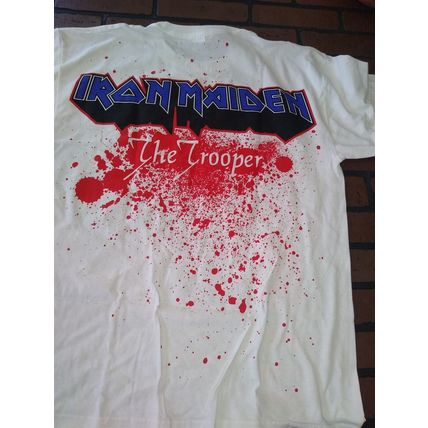 IRON MAIDEN - 2020 The Trooper Men's Blood Splattered T-shirt ~Never Worn~ M L
