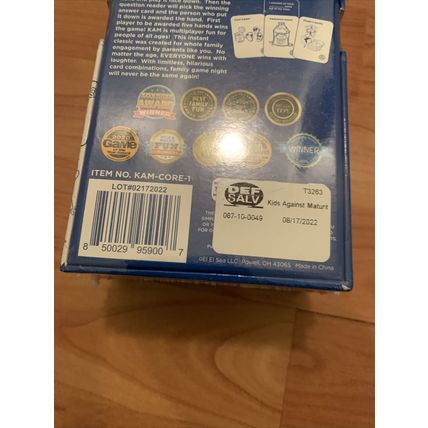 Kids Against Maturity Illustrated Edition Card Game Ages 10 & Up