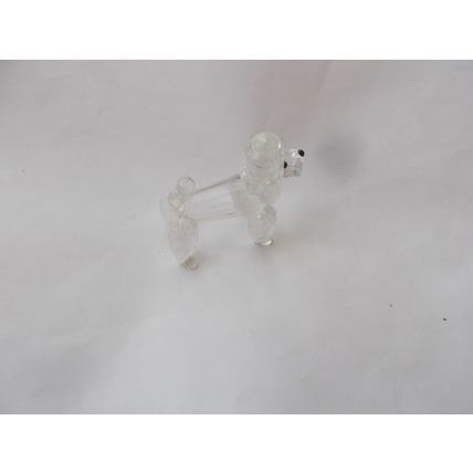 SWARVOSKI POODLE DOG /CRYSTAL GLASS RETIRED (04/10)