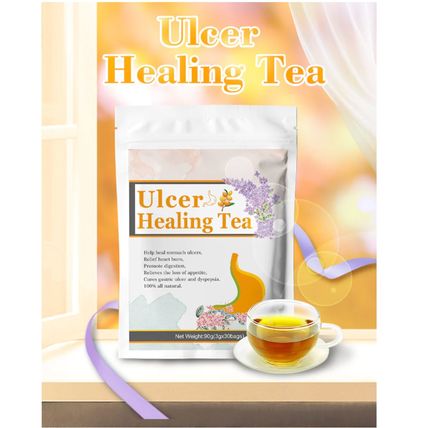 Organic Gastritis Ulcer and Bloat Healing Tea Stomach Ulcer Healing 60 Bags
