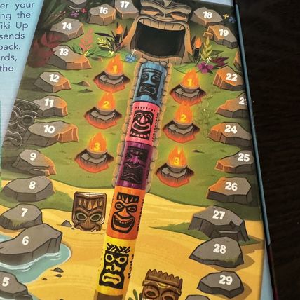 Gamewright Tiki Topple Family Board Game 100% Complete 2-4 Players Fun Family