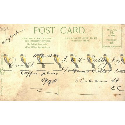 Wilderness Avenue, Sevenoaks, Kent, 15,950 Wrench Series Postcard, 1909