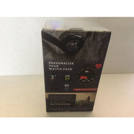 New iTech Gladiator Adult Unisex Smart Watch Fitness Tracker - Black