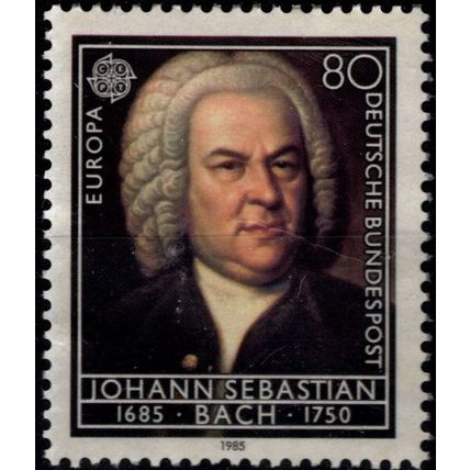 D2207 Germany Stamp 1985 80 pfg Europa Johan Sebastian Bach MNG