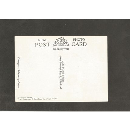 Postcard Somerset Selworthy Village EA Sweetman Tunbridge Wells