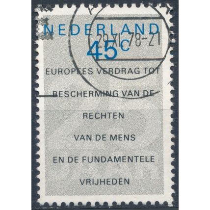 Human Rights Treaty - Netherlands 1978 - F H - MiNr 1119