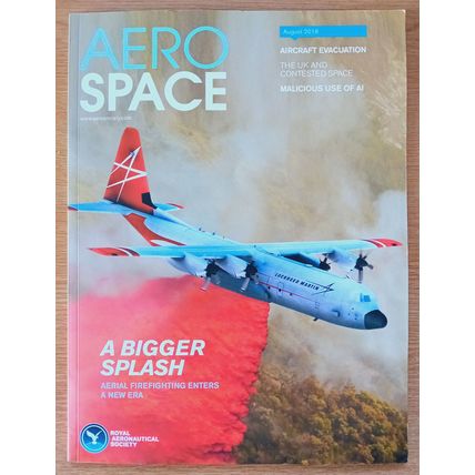 ROYAL AERONAUTICAL SOCIETY MAGAZINE, AEROSPACE: issue August 2018
