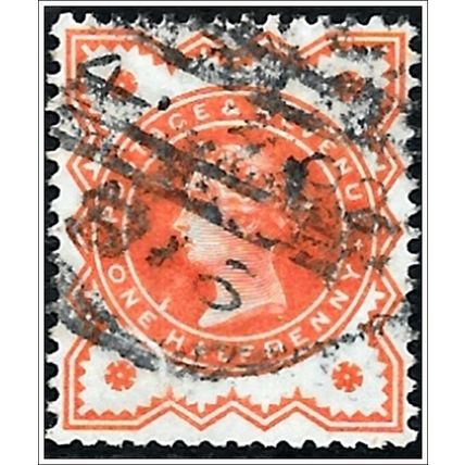 1887 -1892 Queen Victoria Jubilee - ½d orange (as picture) C2-13