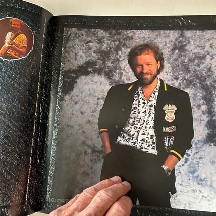 GENESIS INVISIBLE TOUR VIRGIN 1987 UK TOUR BOOK PERNOD HAT PEAK GC Paul Young