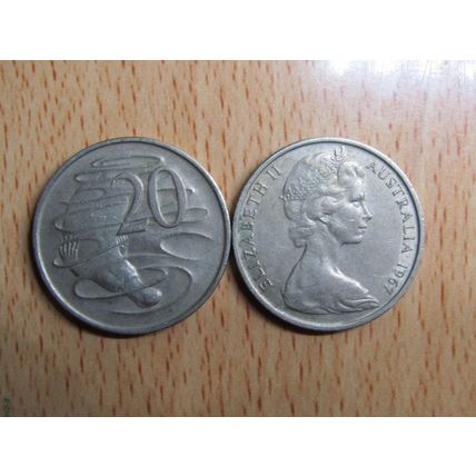 Australia 1967 20 Cents Coin
